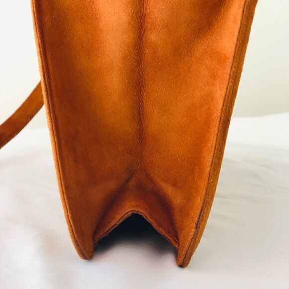 ROSINA FERRAGAMO SCHIAVONE Vintage leather and suede purse - Picture 5 of 10